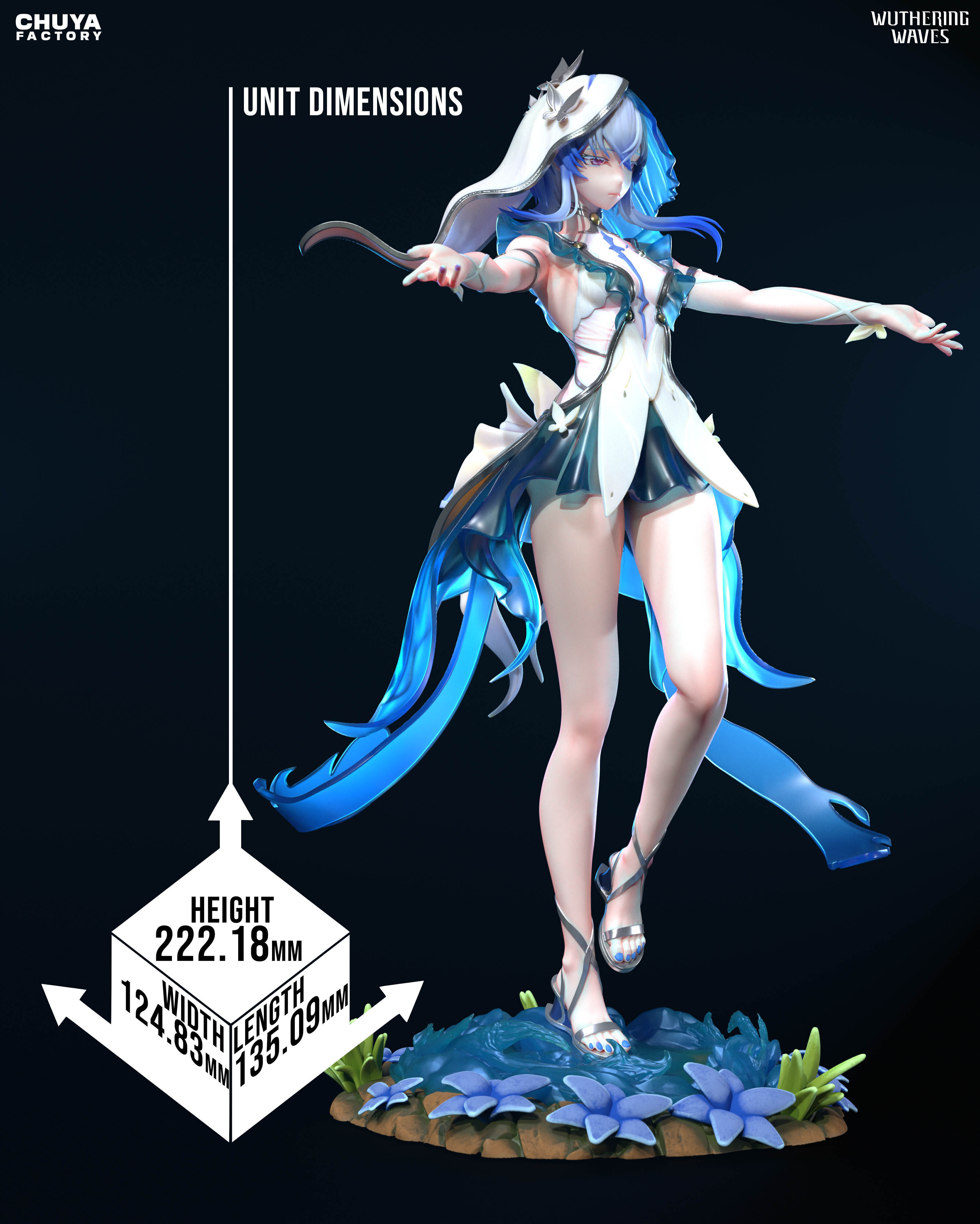 Shorekeeper  - Wuthering Waves  3D Printable Model 3D print model_19