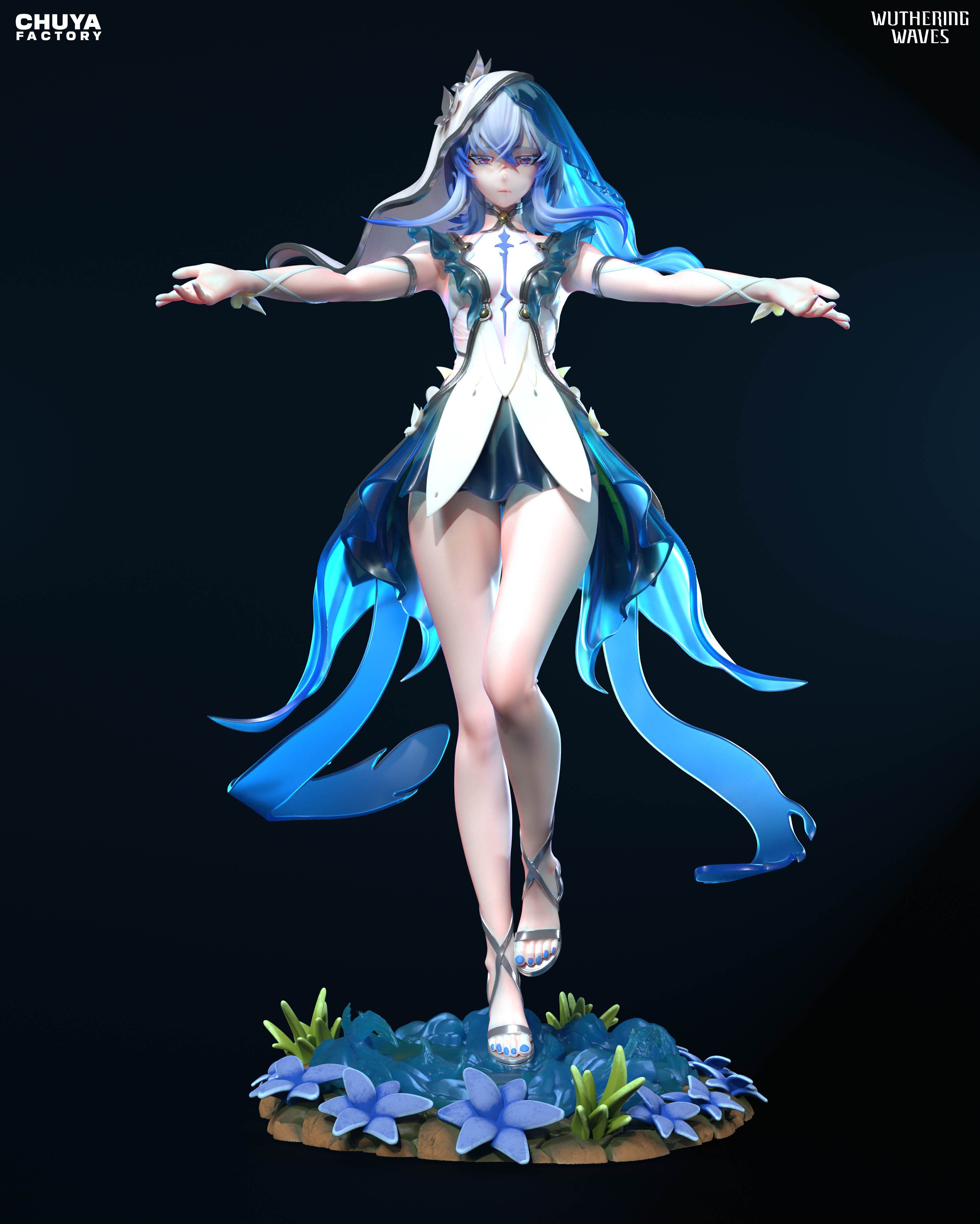 Shorekeeper  - Wuthering Waves  3D Printable Model 3D print model_2