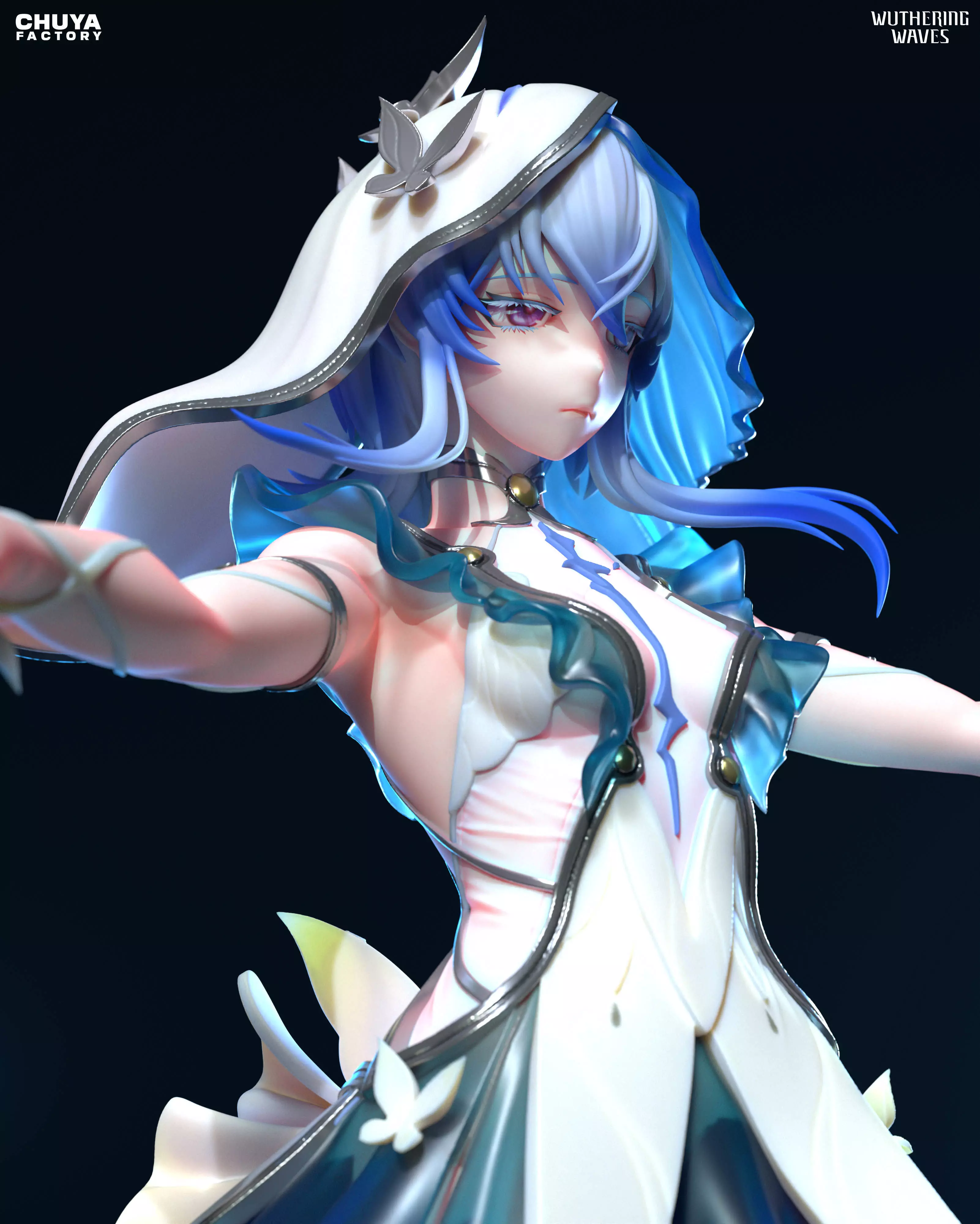 Shorekeeper  - Wuthering Waves  3D Printable Model 3D print model_0