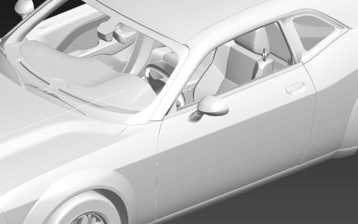 dodge challenger 3D model_15