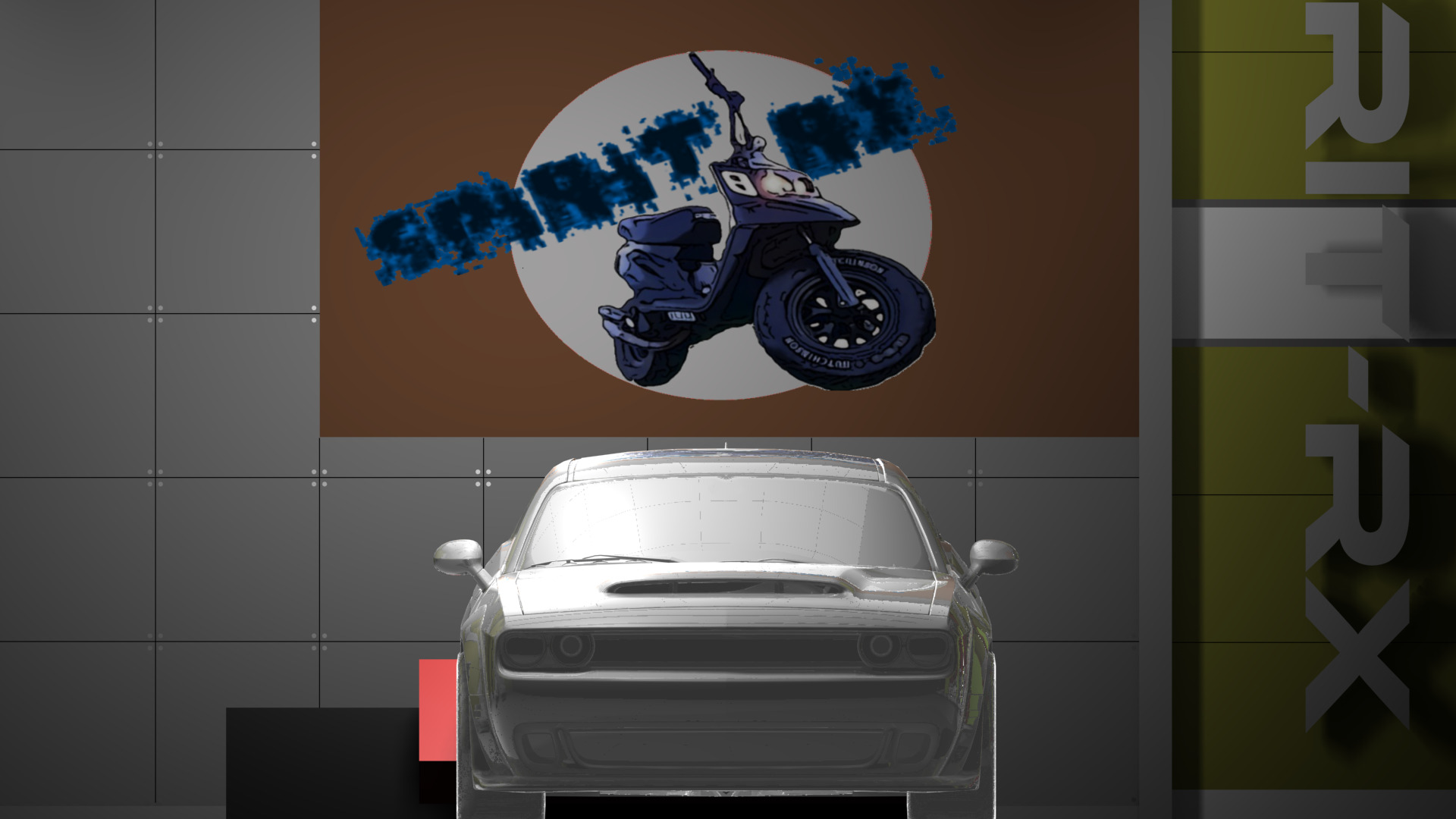 dodge challenger 3D model_1