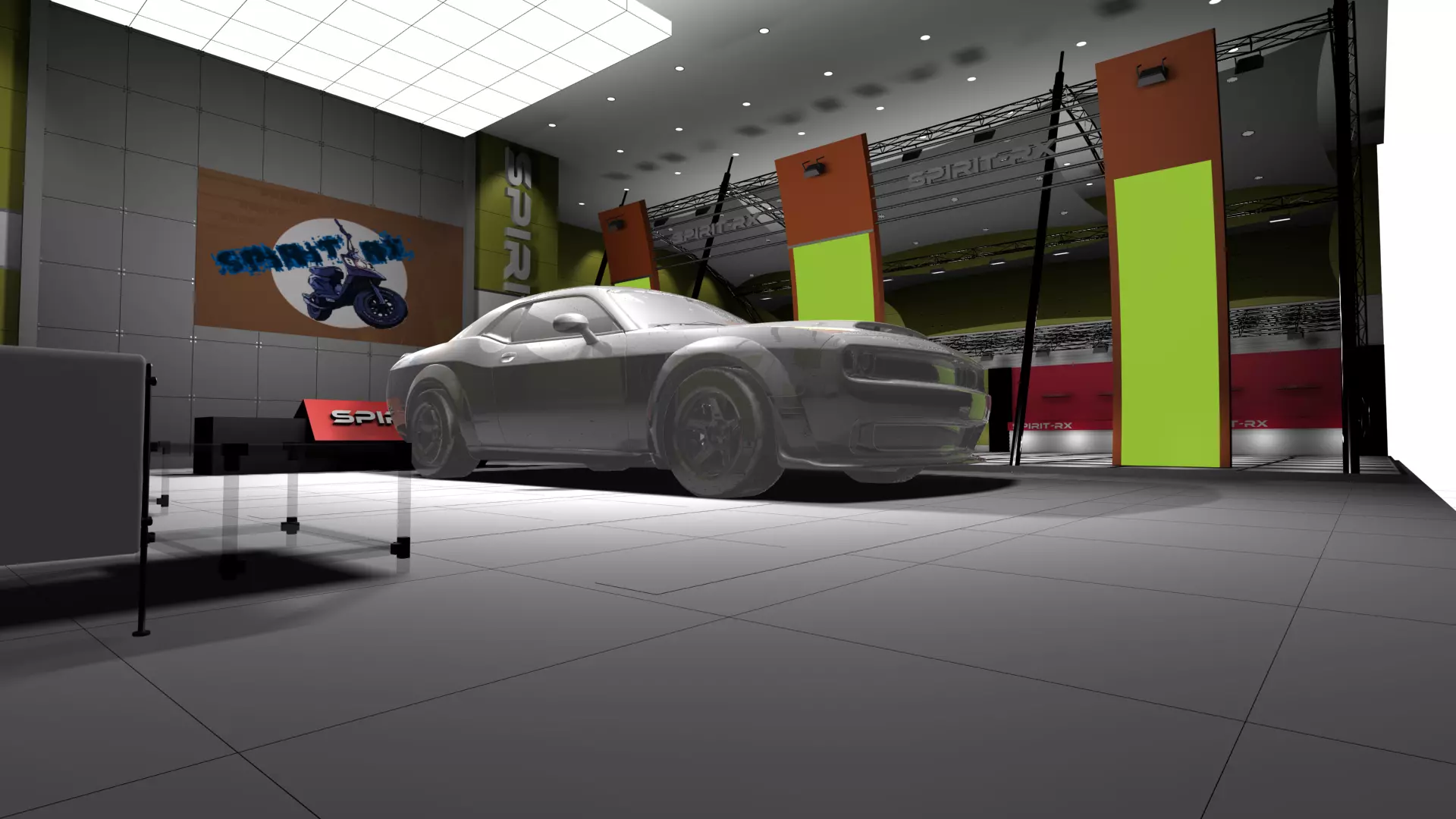 dodge challenger 3D model_0