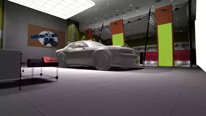 dodge challenger 3D model