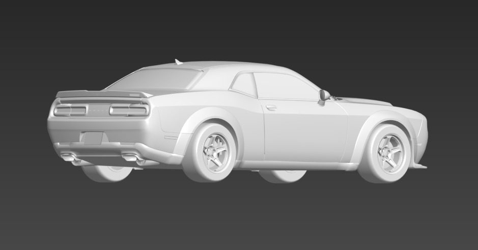 dodge challenger 3D model_10