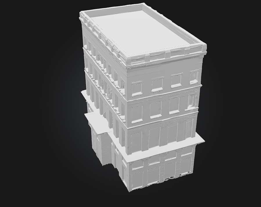 Cornerstone Illusion A Surreal Urban Foundation 3D model_7