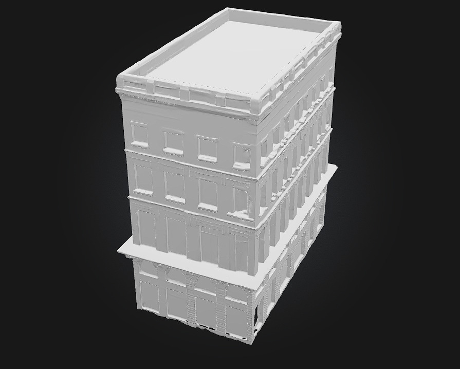 Cornerstone Illusion A Surreal Urban Foundation 3D model_6