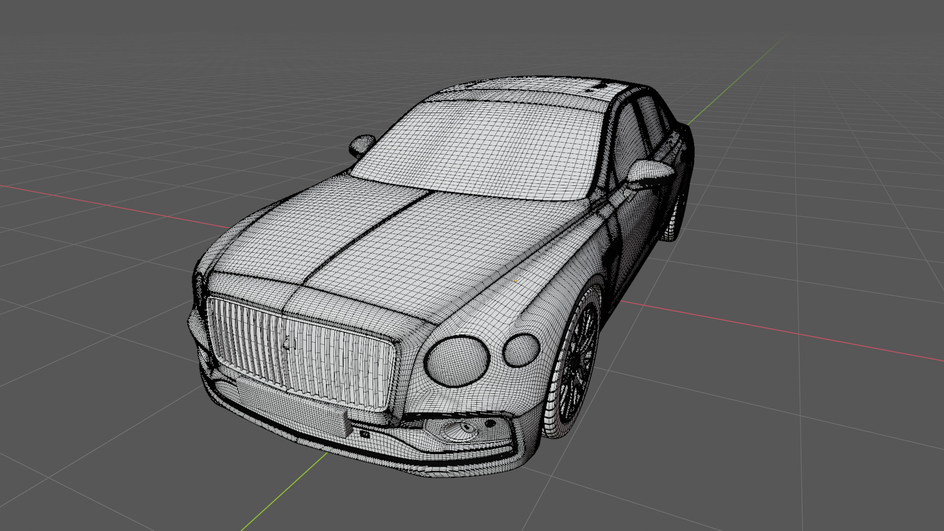 Benthley 2020 With Interior HQ 3D model_7