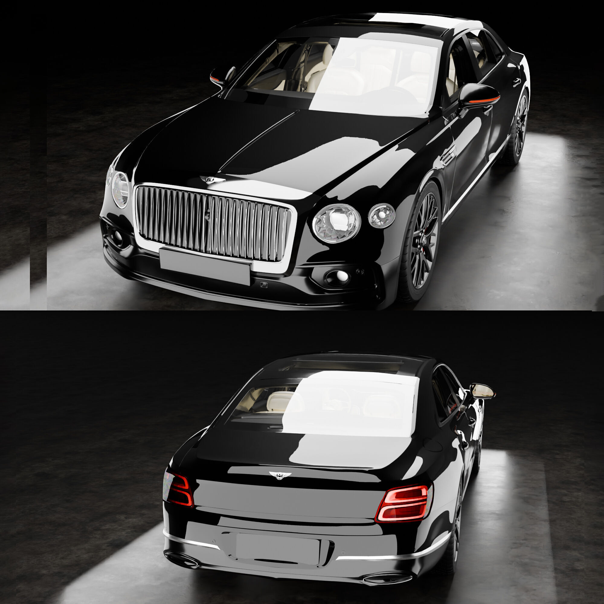 Benthley 2020 With Interior HQ 3D model_6