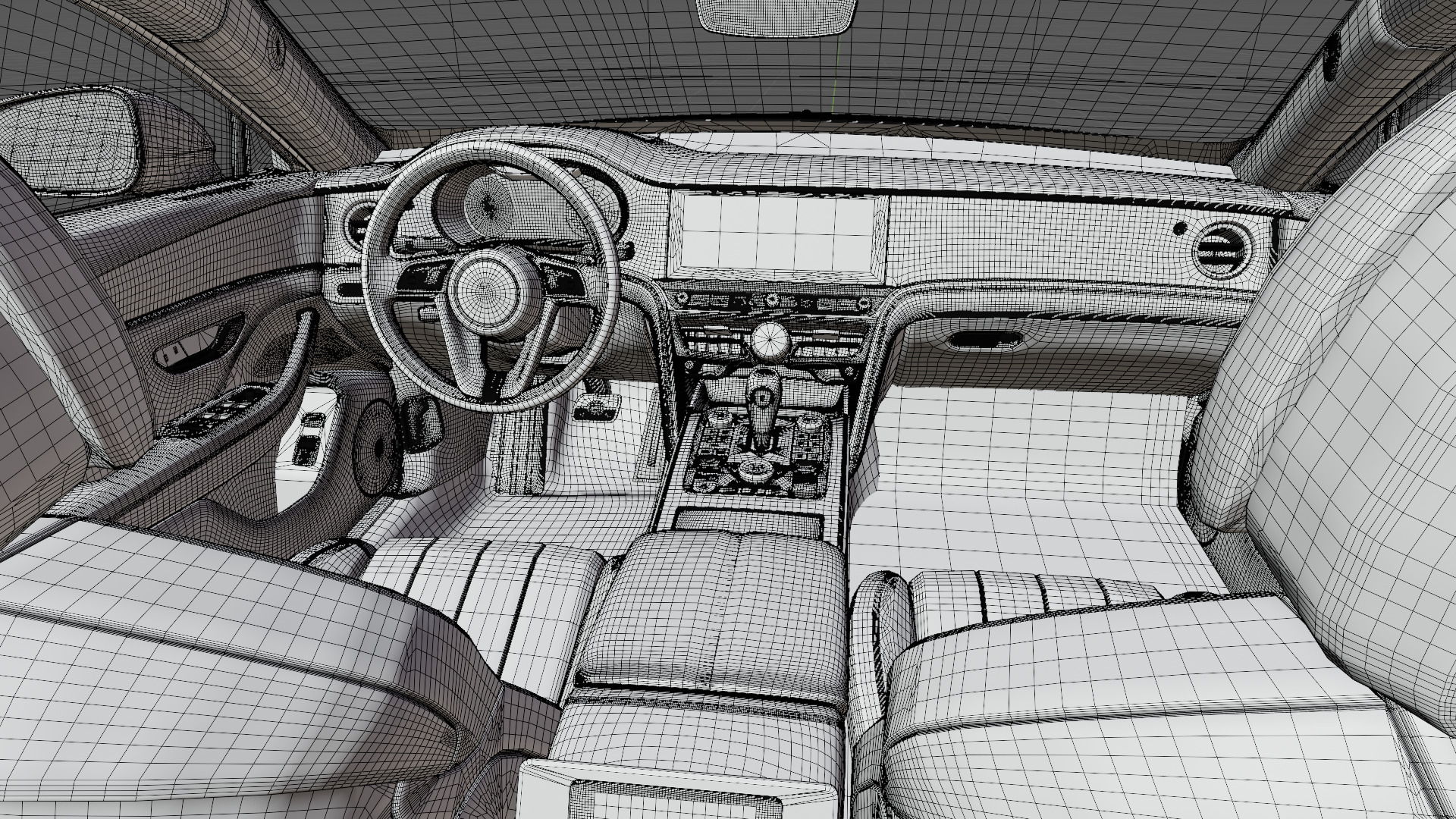 Benthley 2020 With Interior HQ 3D model_8
