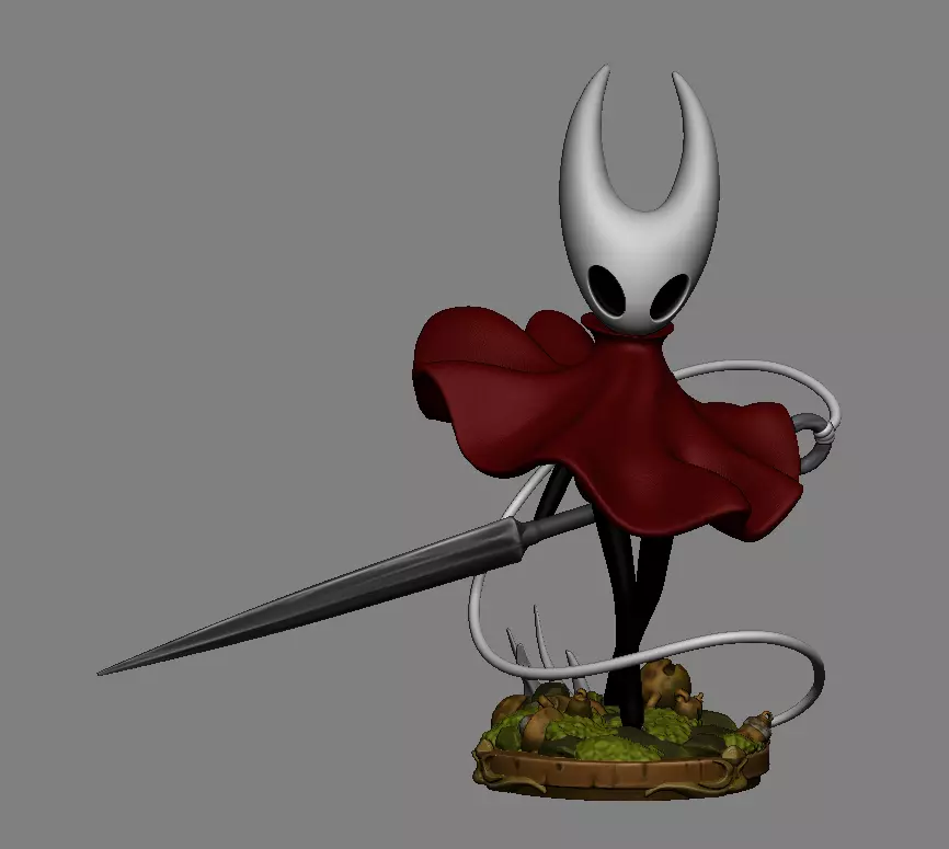 Hornet - Hollow Knight Silksong 3D print model_3