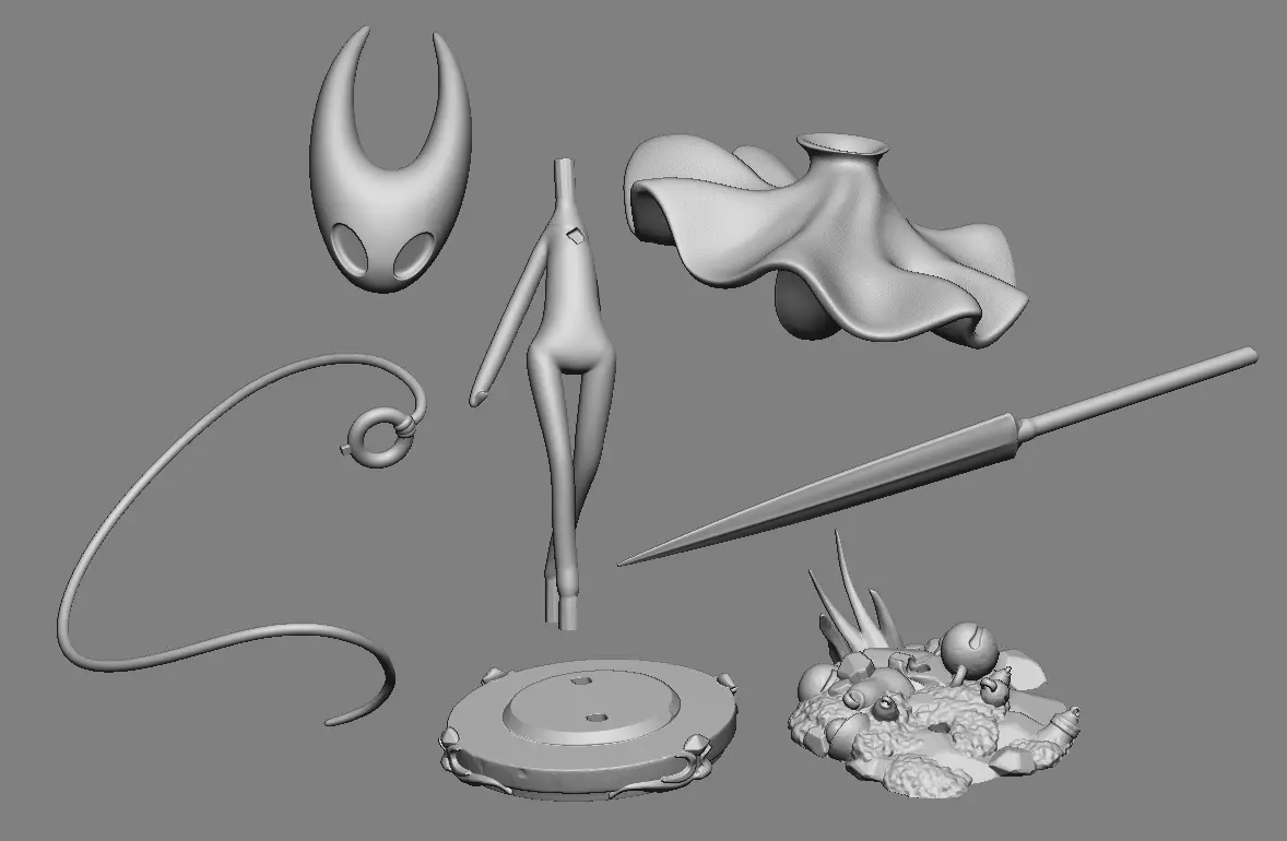 Hornet - Hollow Knight Silksong 3D print model_5