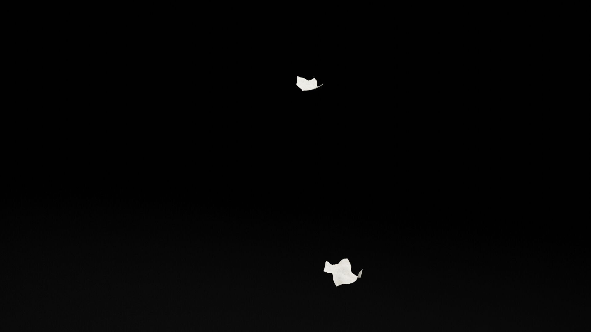 Scrunched Paper Low-poly 3D model_4