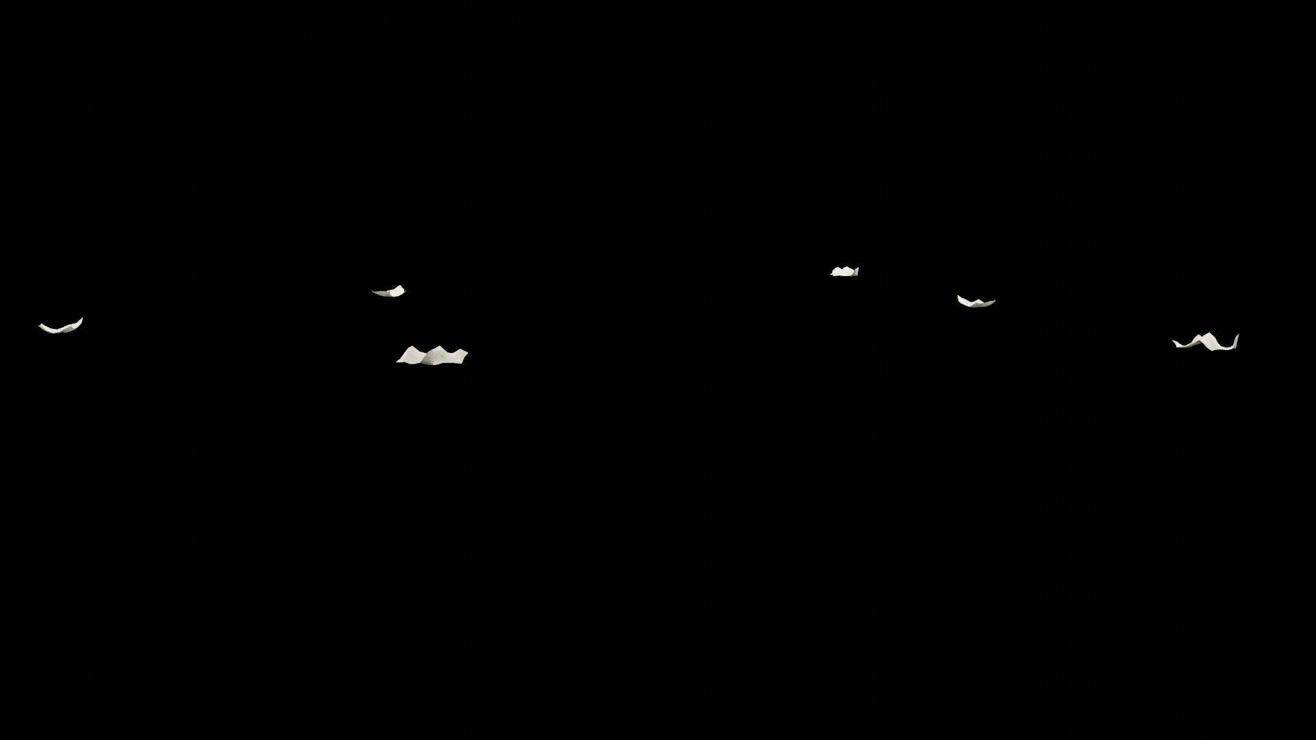 Scrunched Paper Low-poly 3D model_5