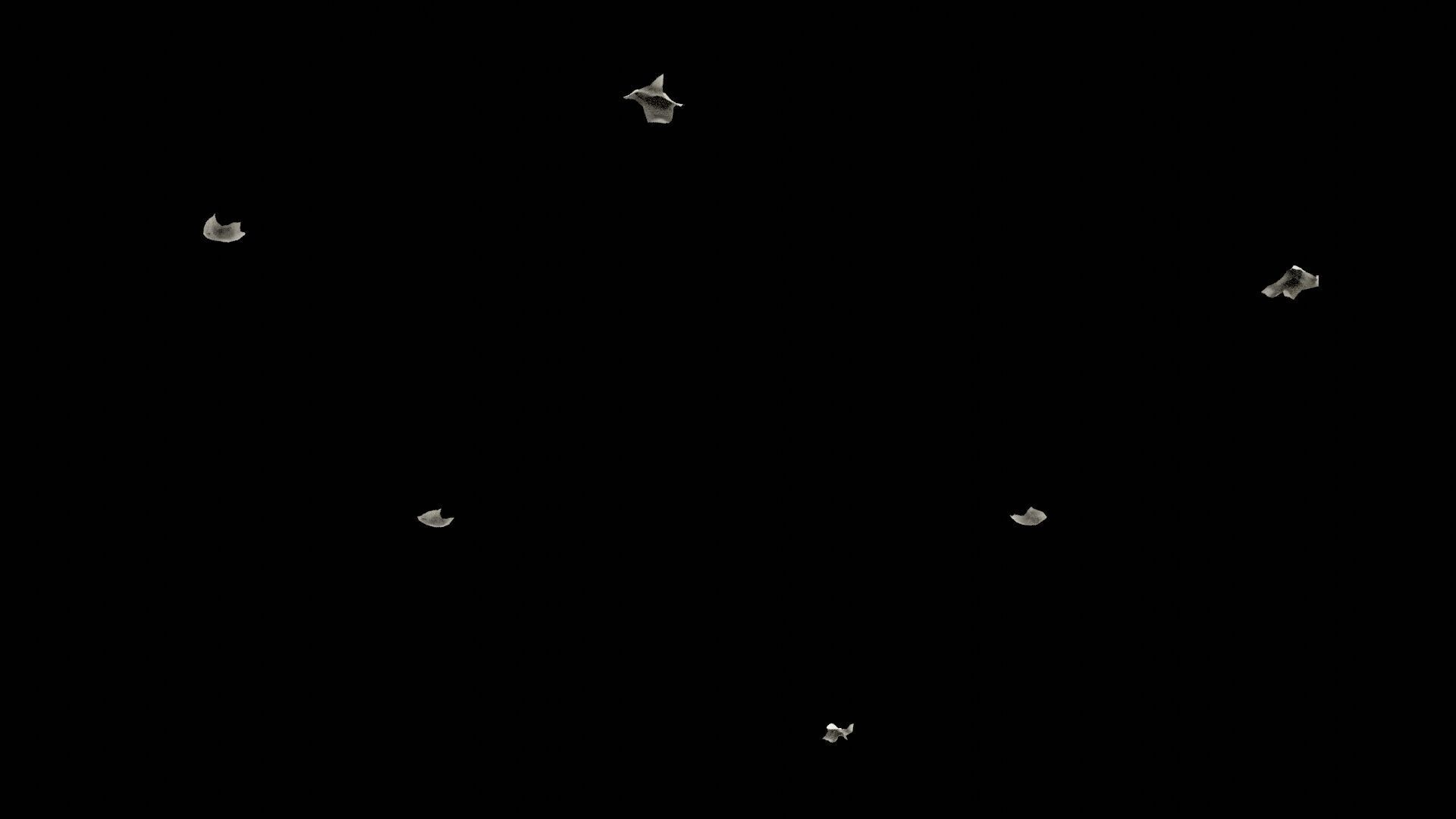 Scrunched Paper Low-poly 3D model_6