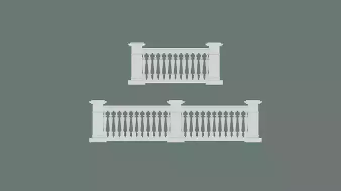Classic Balustrade 3D print model