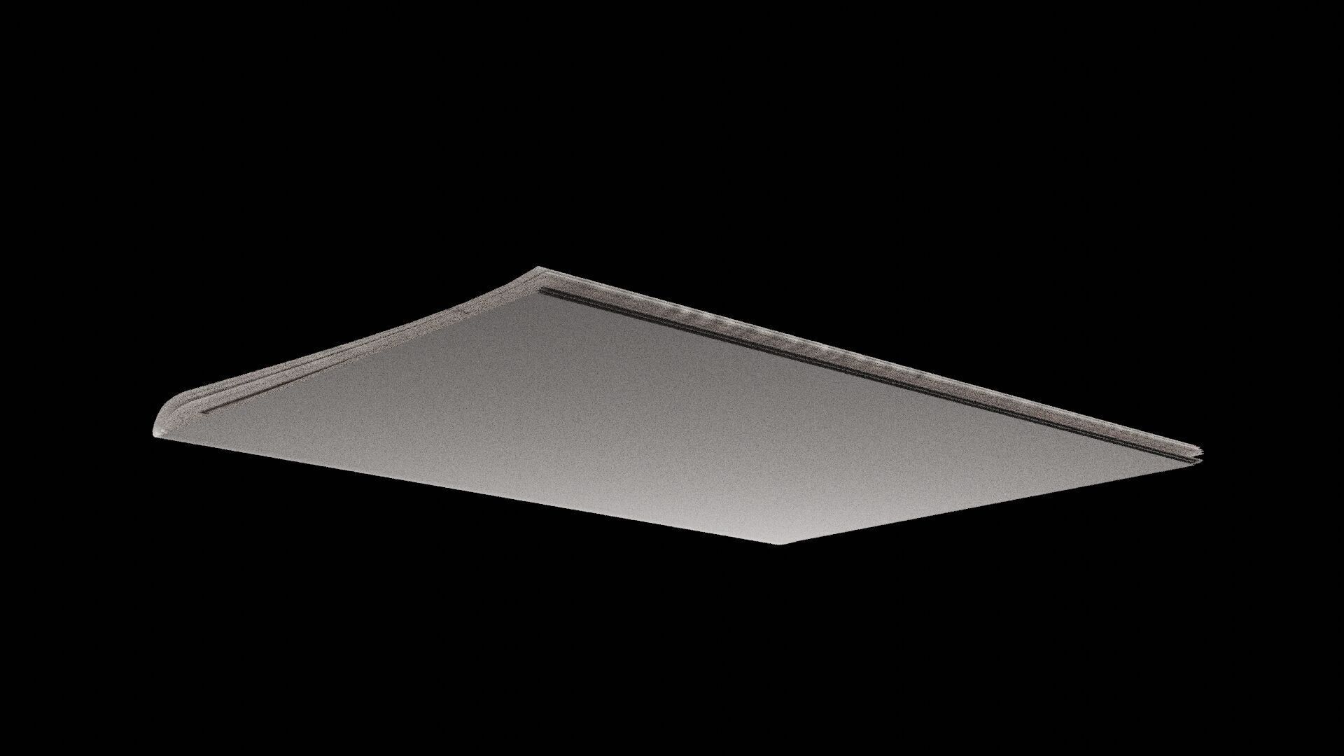 Old Newspapers Low-poly 3D model_6