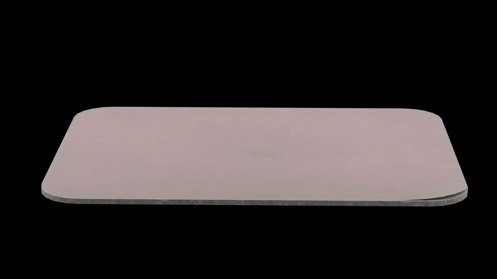 Red Mouse Mat Low-poly 3D model_0