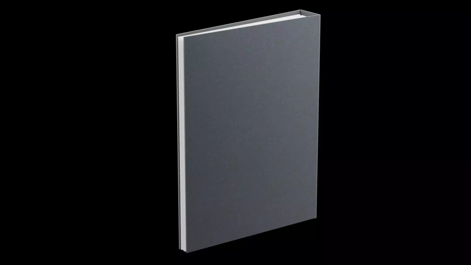 Black Box Folder Low-poly 3D model