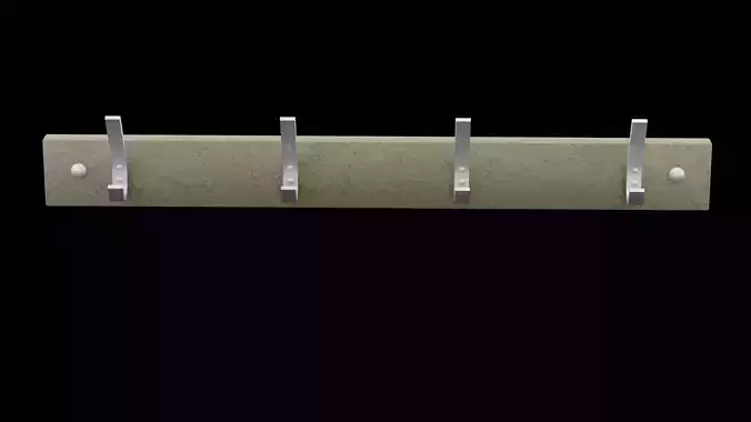 Four Coat Hooks