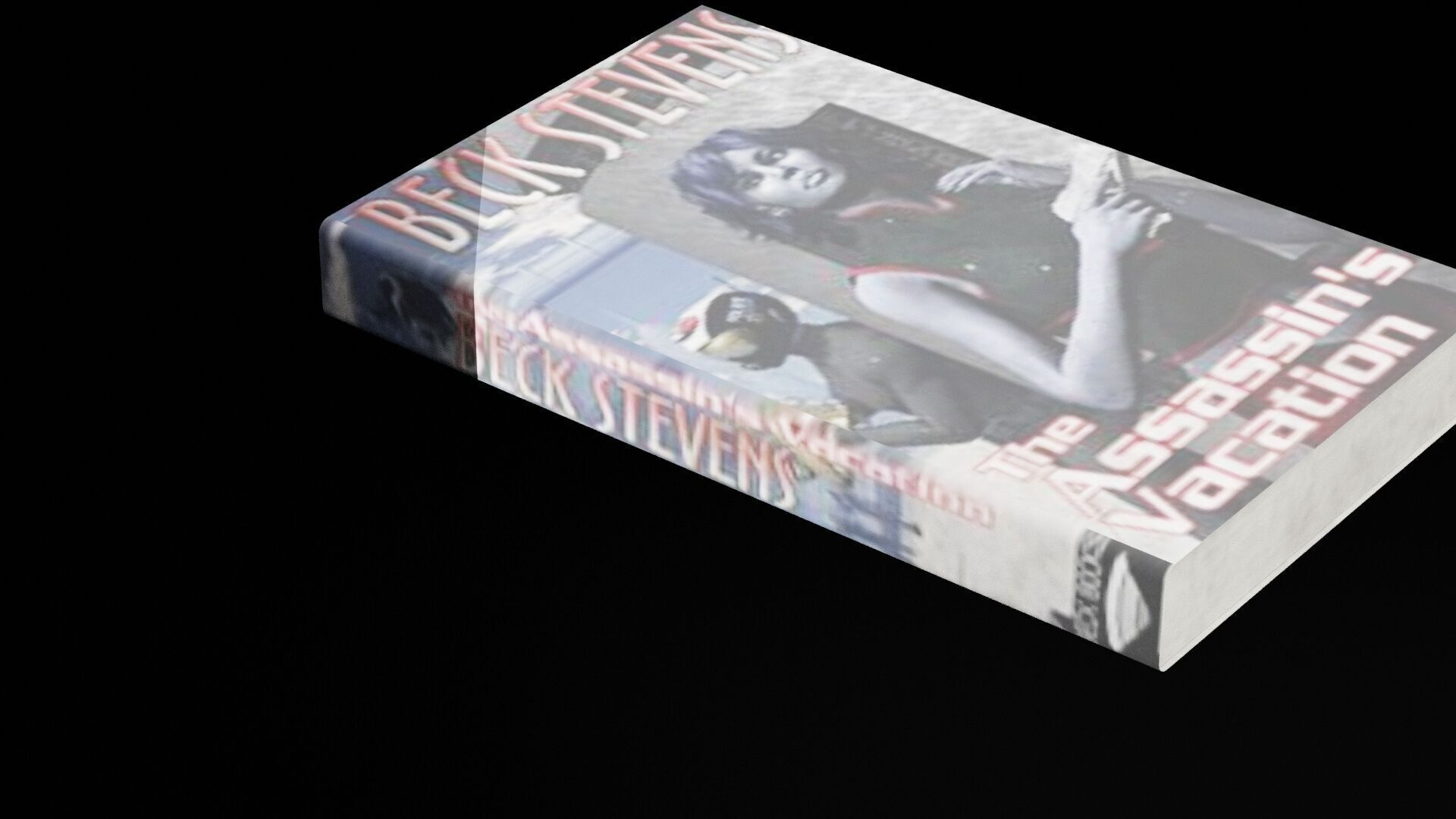 Colored Book Low-poly 3D model_3