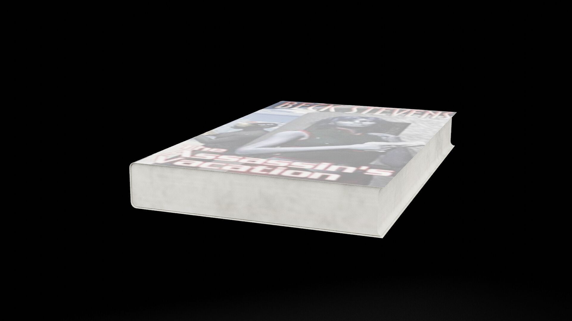 Colored Book Low-poly 3D model_5