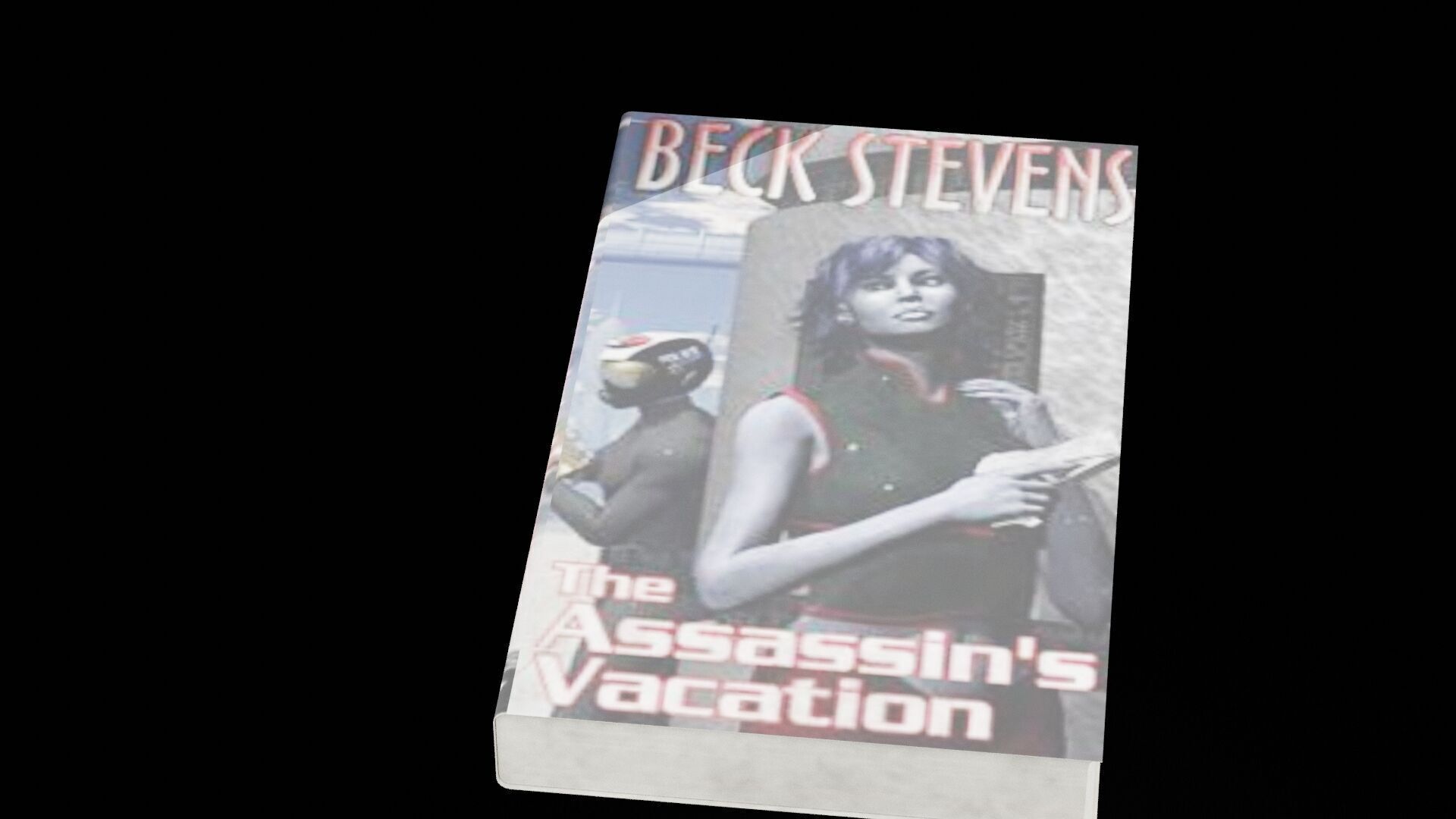 Colored Book Low-poly 3D model_1