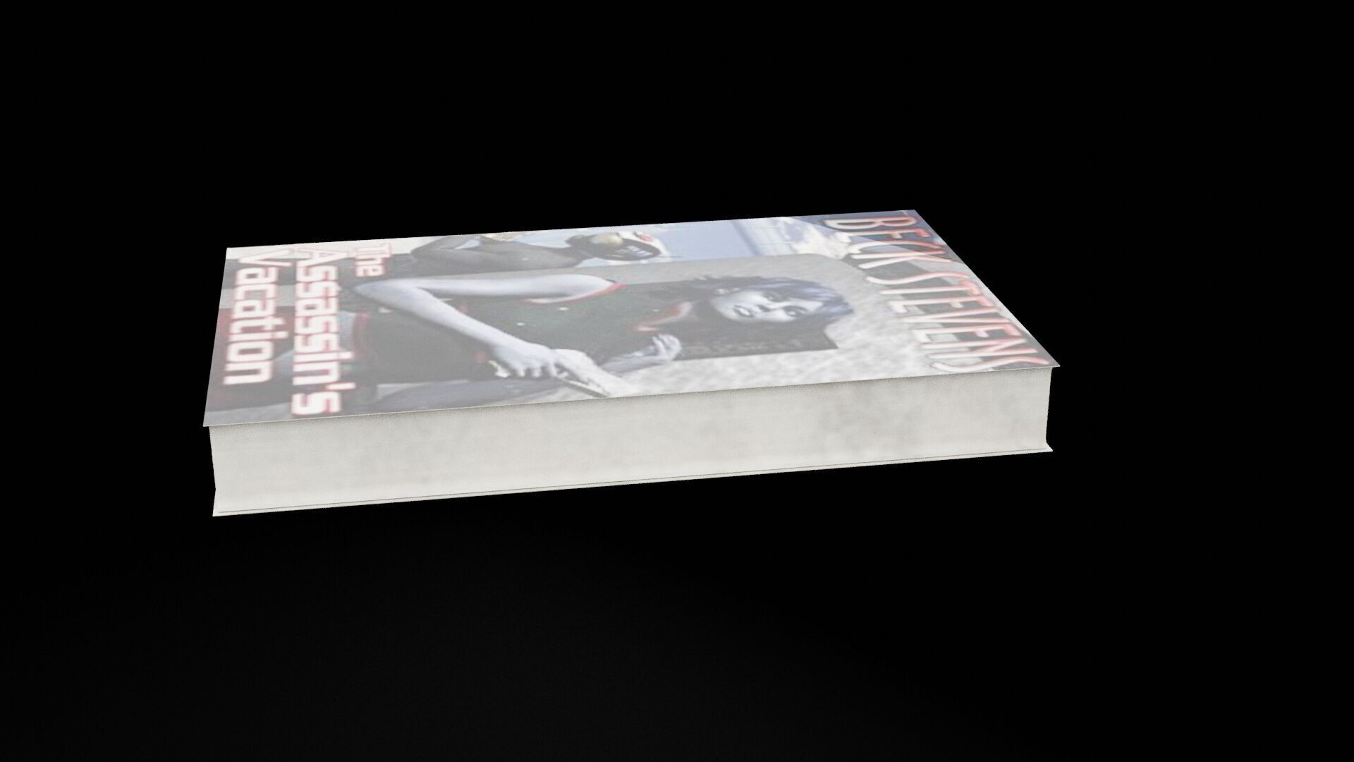 Colored Book Low-poly 3D model_7