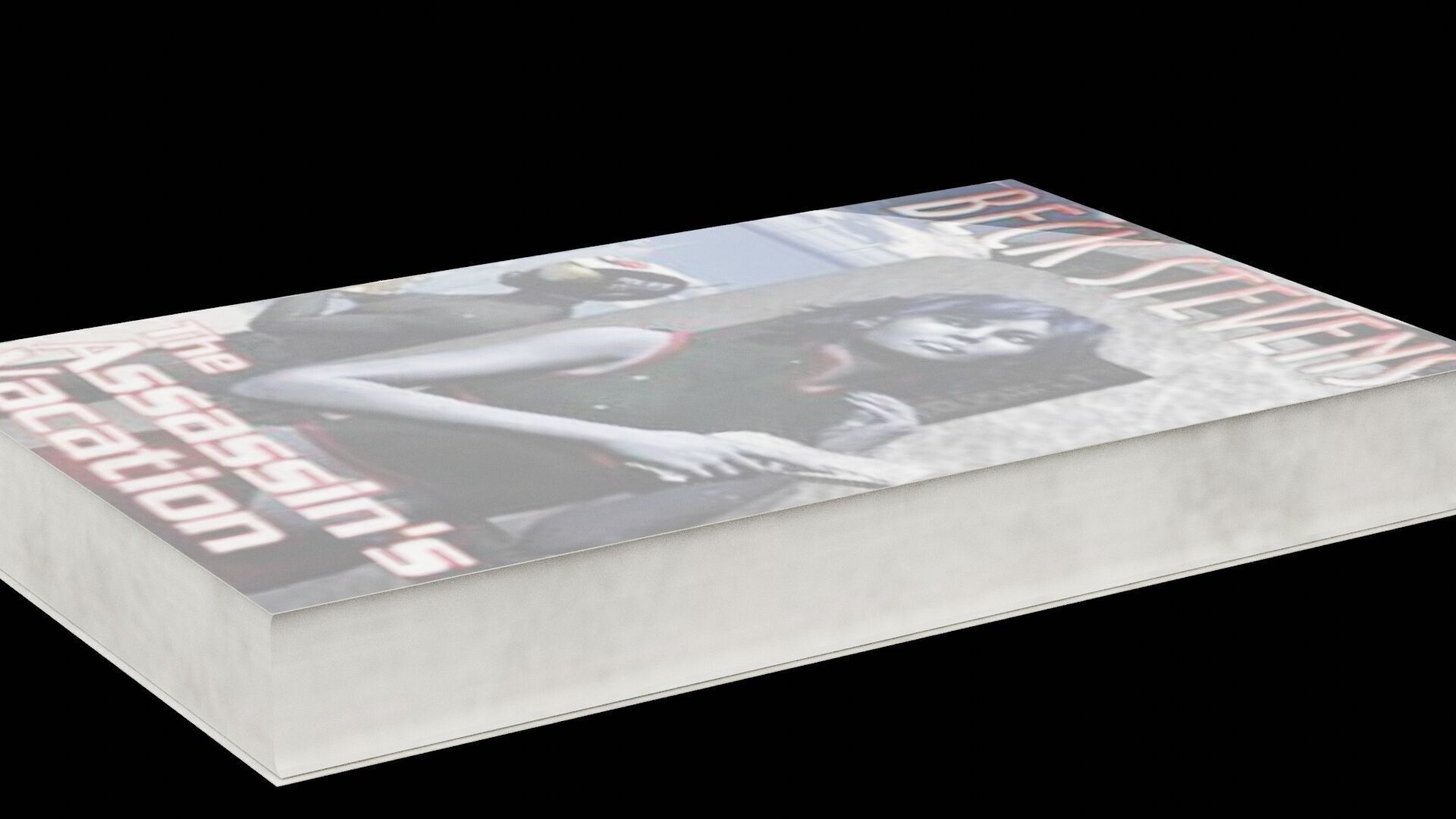 Colored Book Low-poly 3D model_2