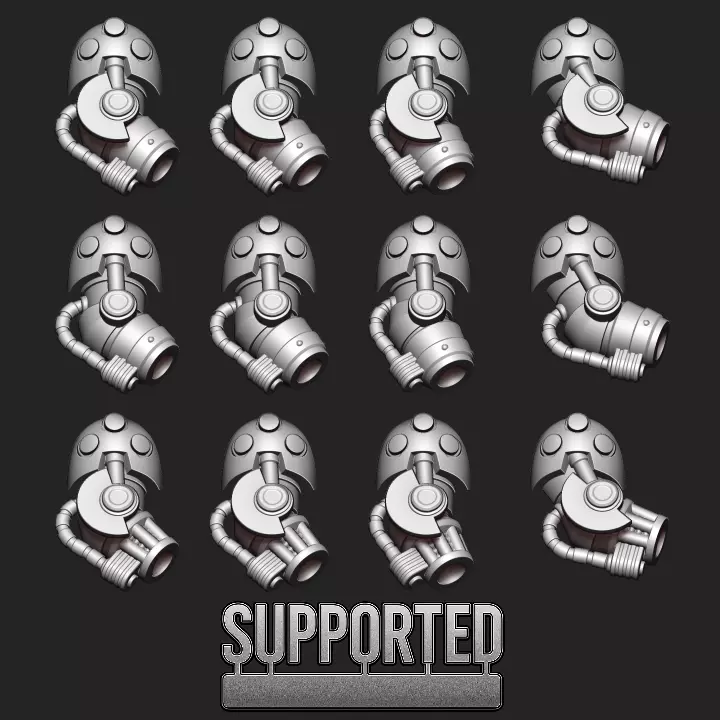 Heavy Mech Termi Arm Kit  3D print model_0