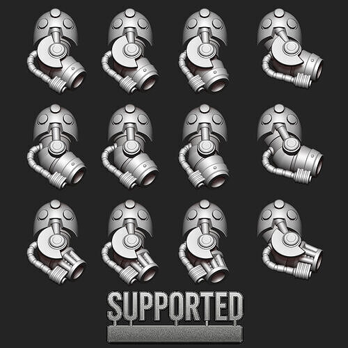 Heavy Mech Termi Arm Kit  3D print model