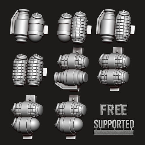 Grenade Pouch  Free 3D print model