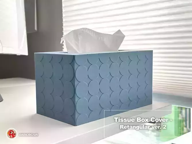 Kleenex Costco Tissue Box Cover V1 3D print model