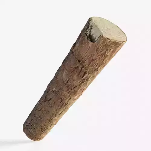 Scanned coniferous firewood 