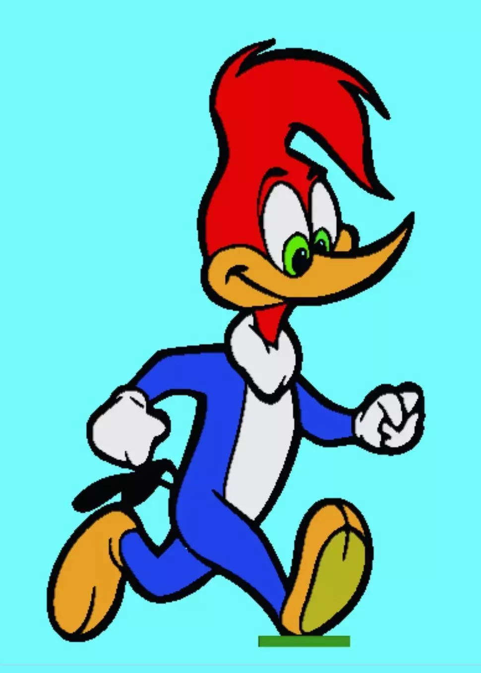 Woody Woodpecker Puzzle 3D print model_0