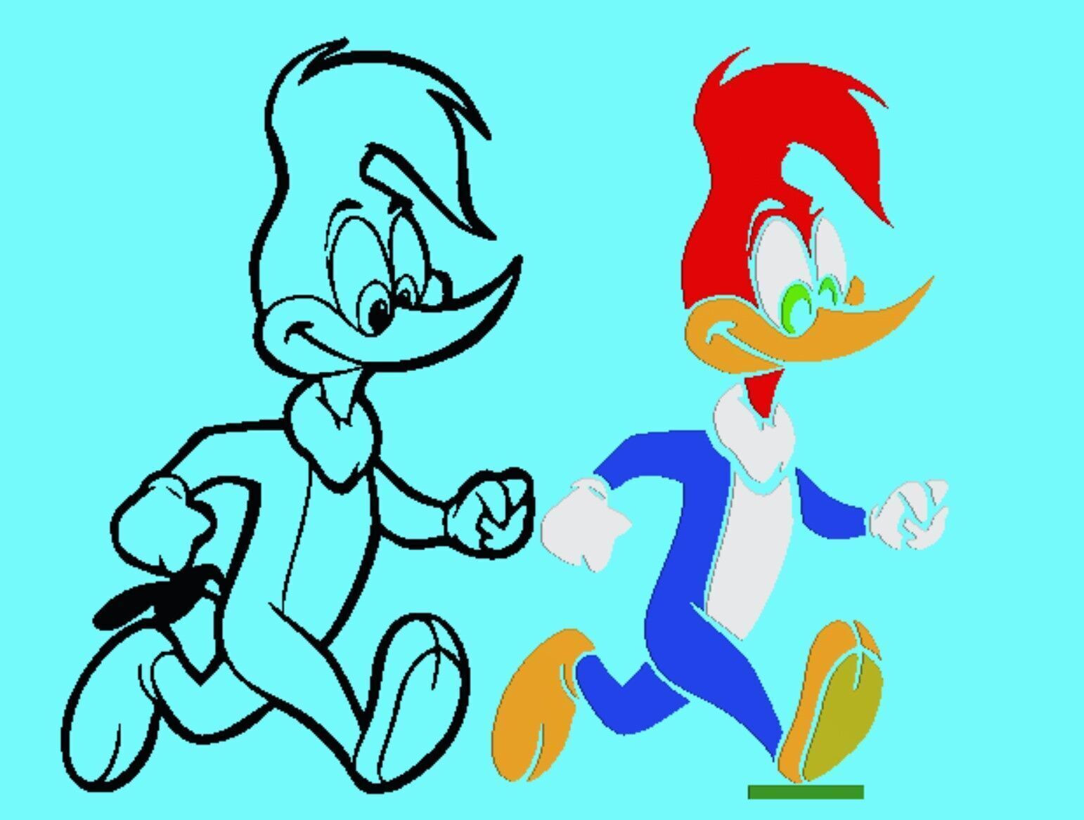 Woody Woodpecker Puzzle 3D print model_1