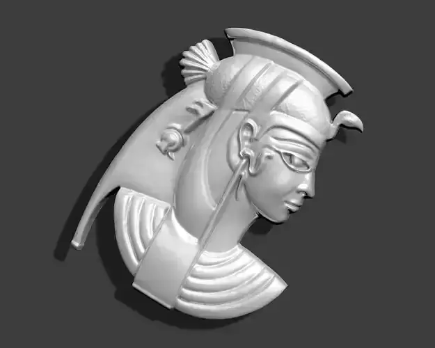 CLEOPATRA QUEEN ANCIENT EGYPT JEWELRY M02 3D print model