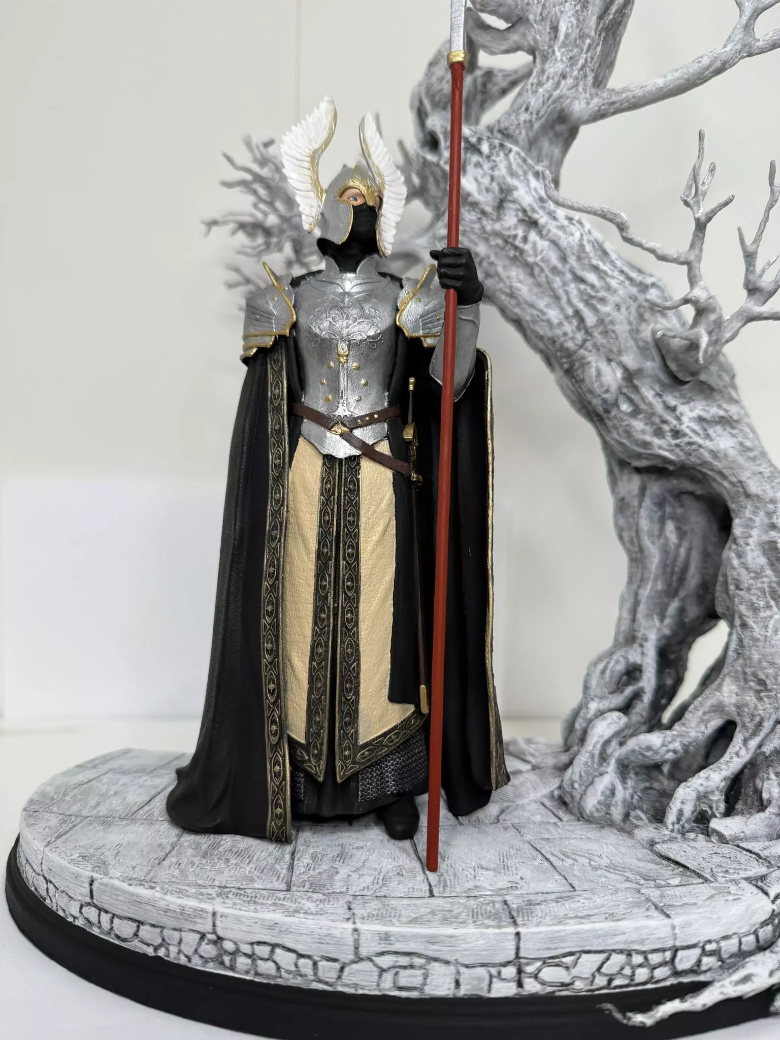 FOUNTAIN GUARD OF THE WHITE TREE GONDOR SOLDIER 3D model