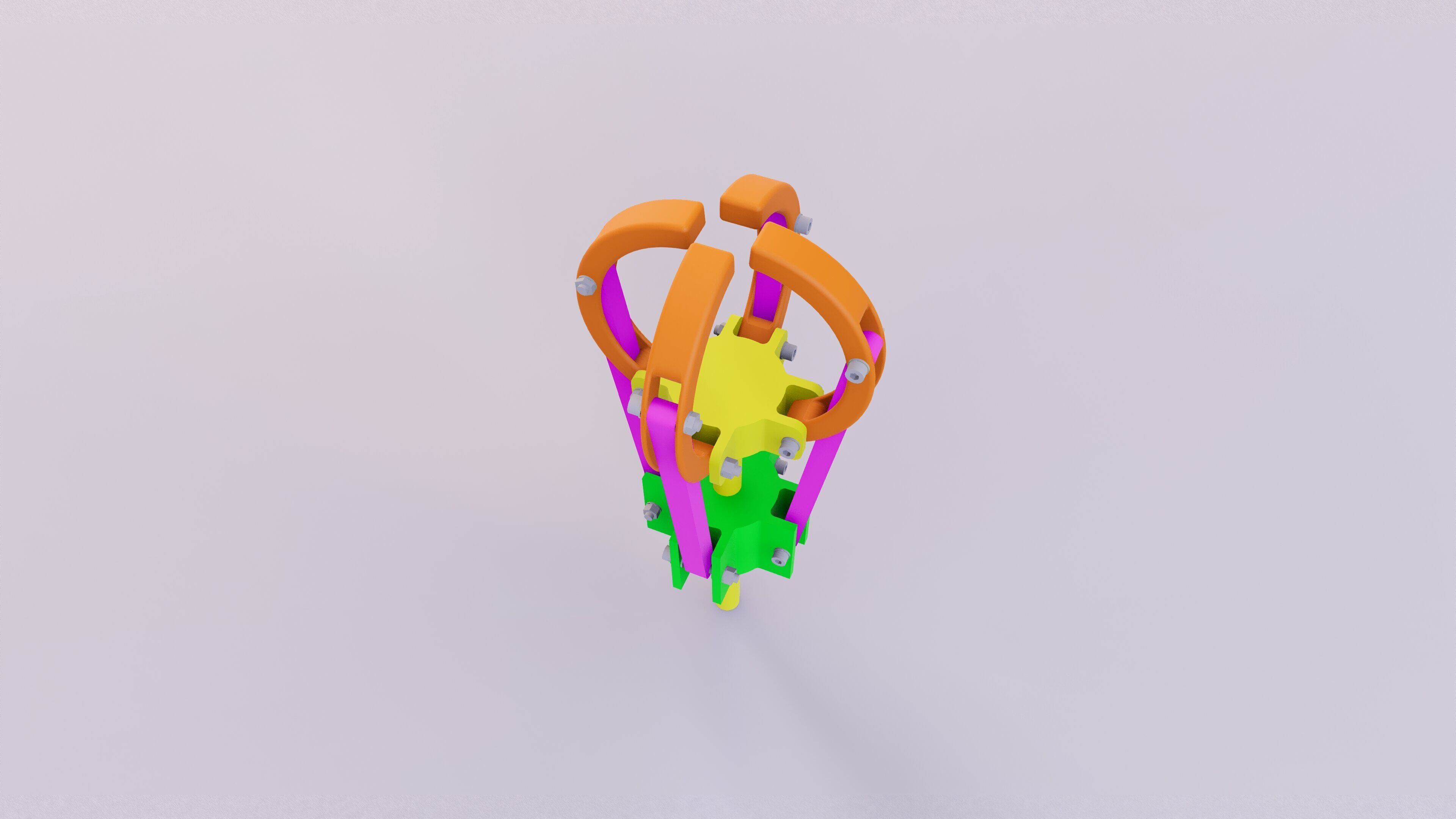 MXT3D - Gripper 04 Claws 3D model_1