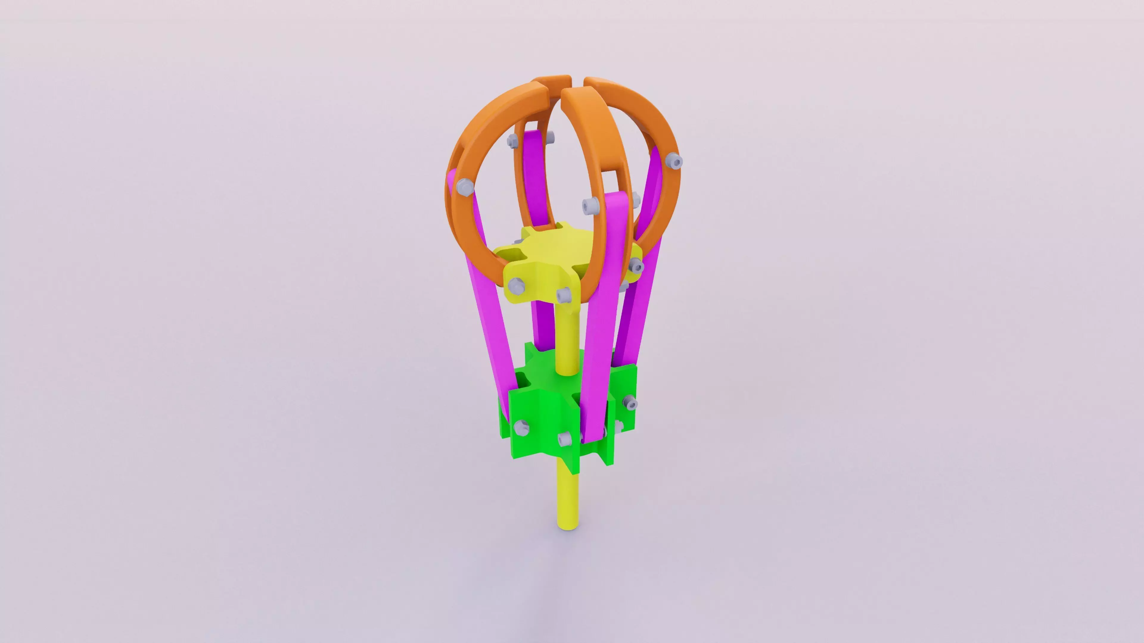 MXT3D - Gripper 04 Claws 3D model_0