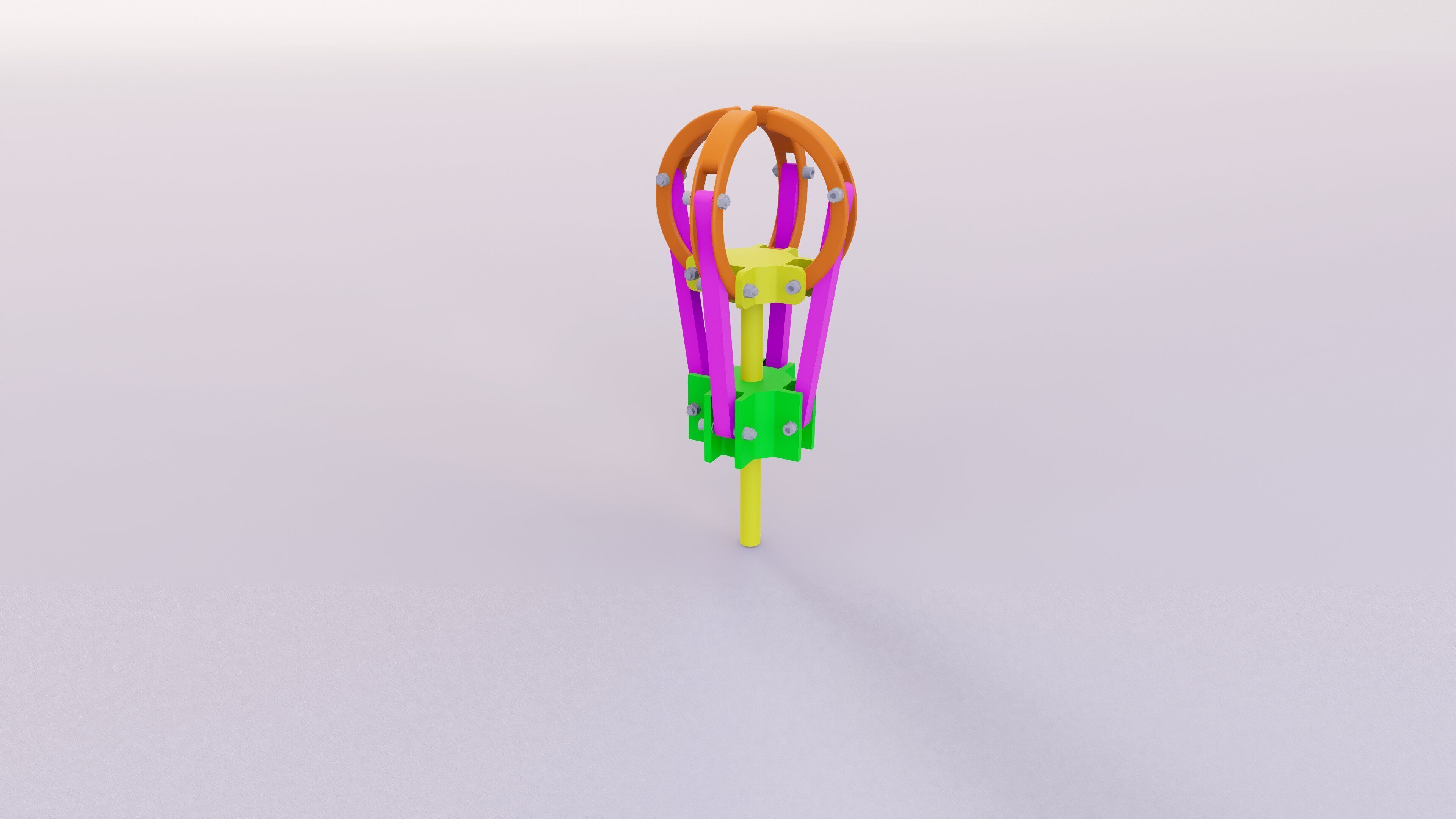 MXT3D - Gripper 04 Claws 3D model_3