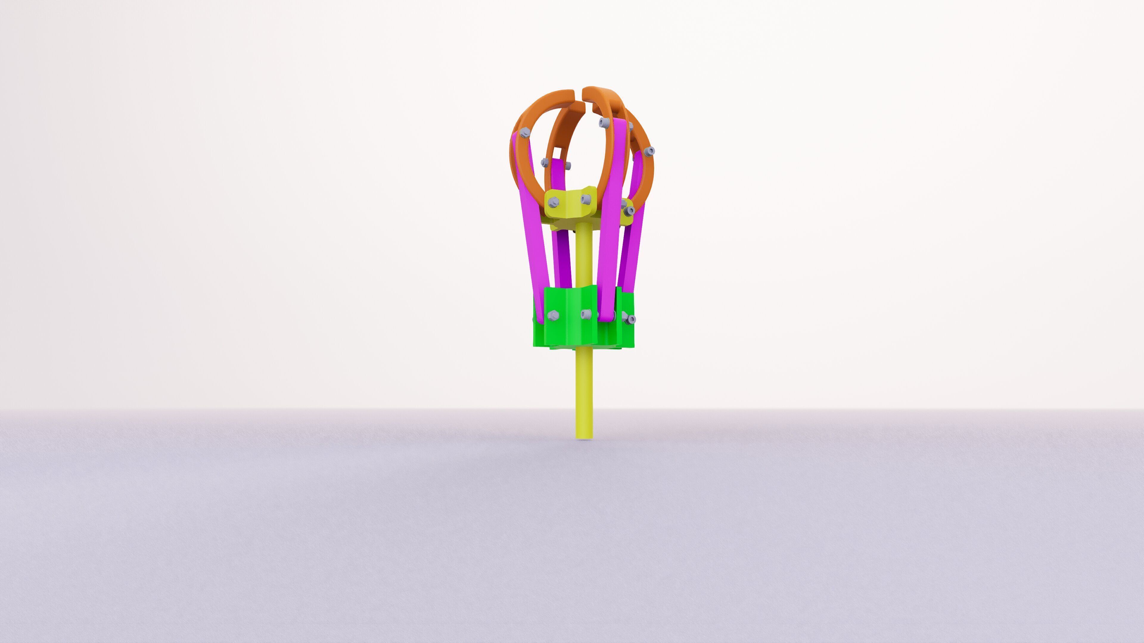 MXT3D - Gripper 04 Claws 3D model_2