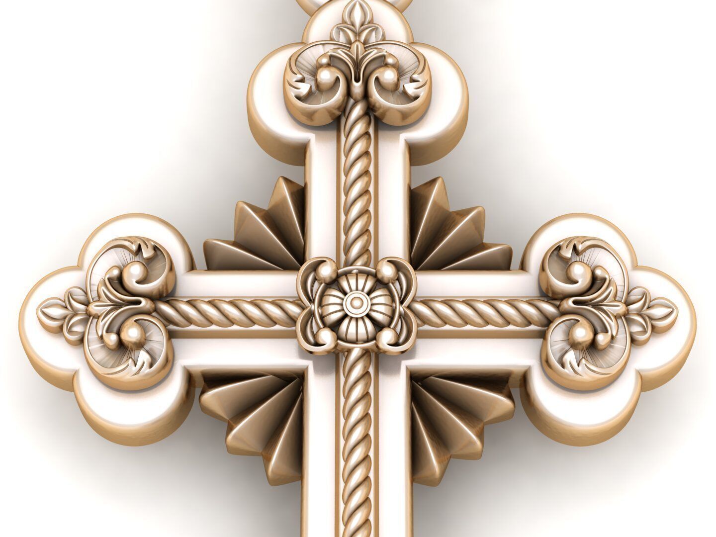 Jesus Christ Pendant CP 9 3D print model_5