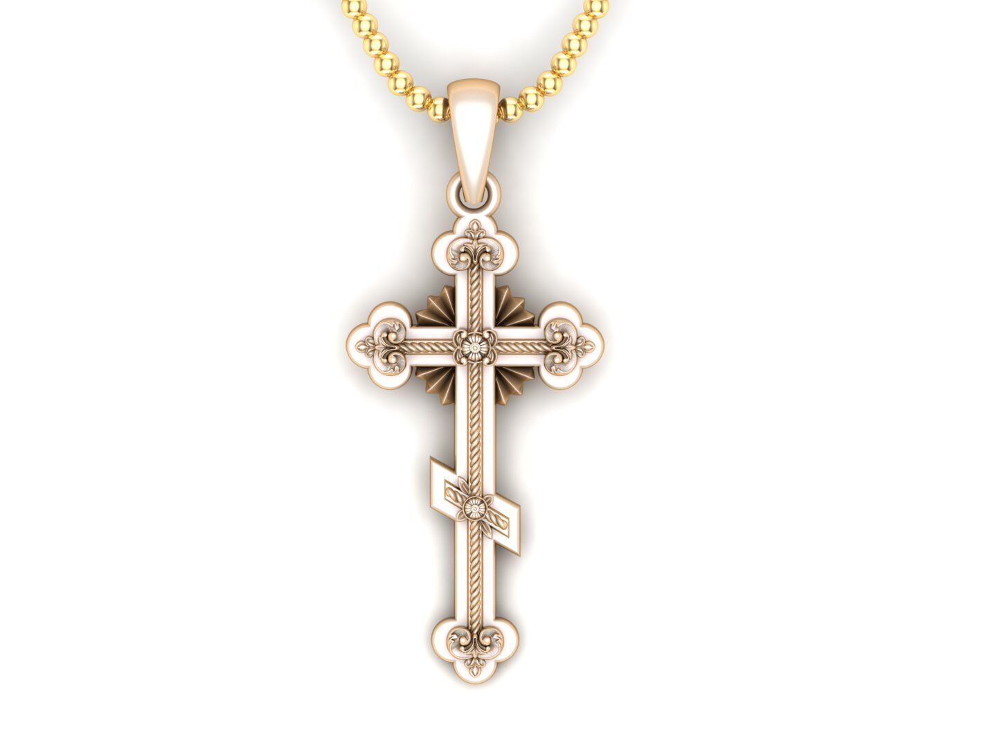 Jesus Christ Pendant CP 9 3D print model_3