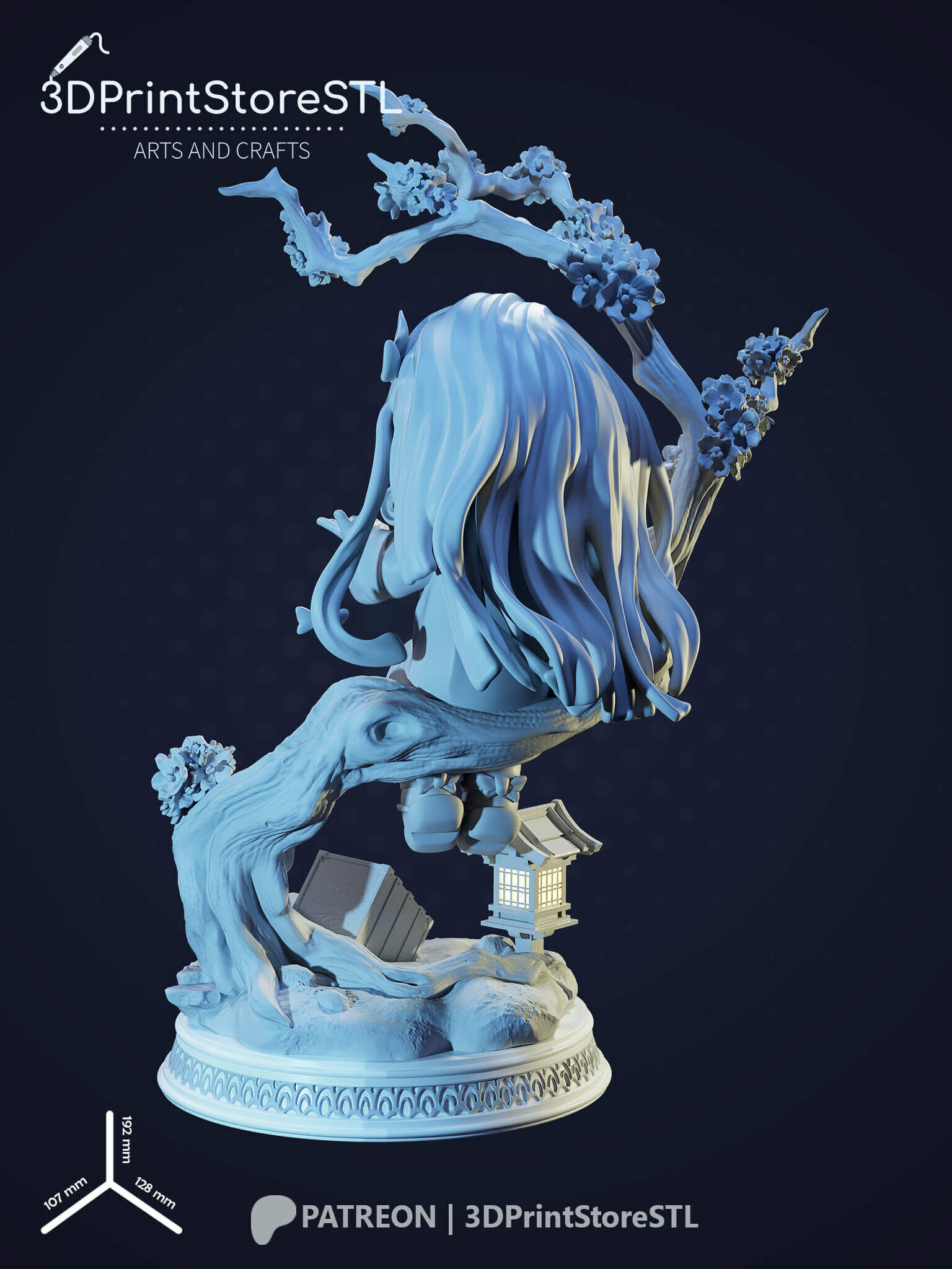 NeZuKo Chibi From Demon Slayer - Anime Fan - STL Files 3D print model_9