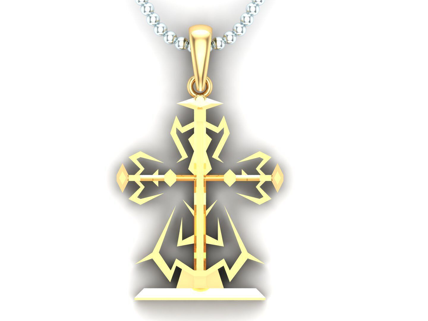 Jesus Christ Pendant CP 51 3D print model_3
