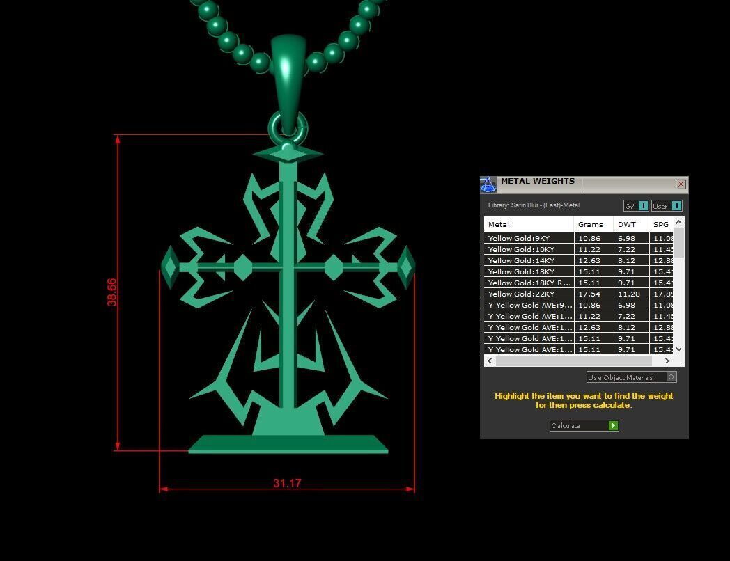 Jesus Christ Pendant CP 51 3D print model_5