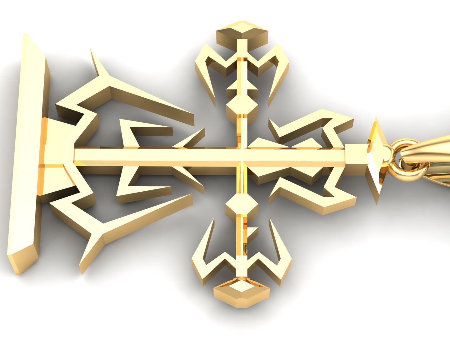 Jesus Christ Pendant CP 51 3D print model_4