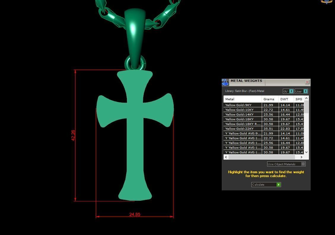 Jesus Christ Pendant CP 5 3D print model_4