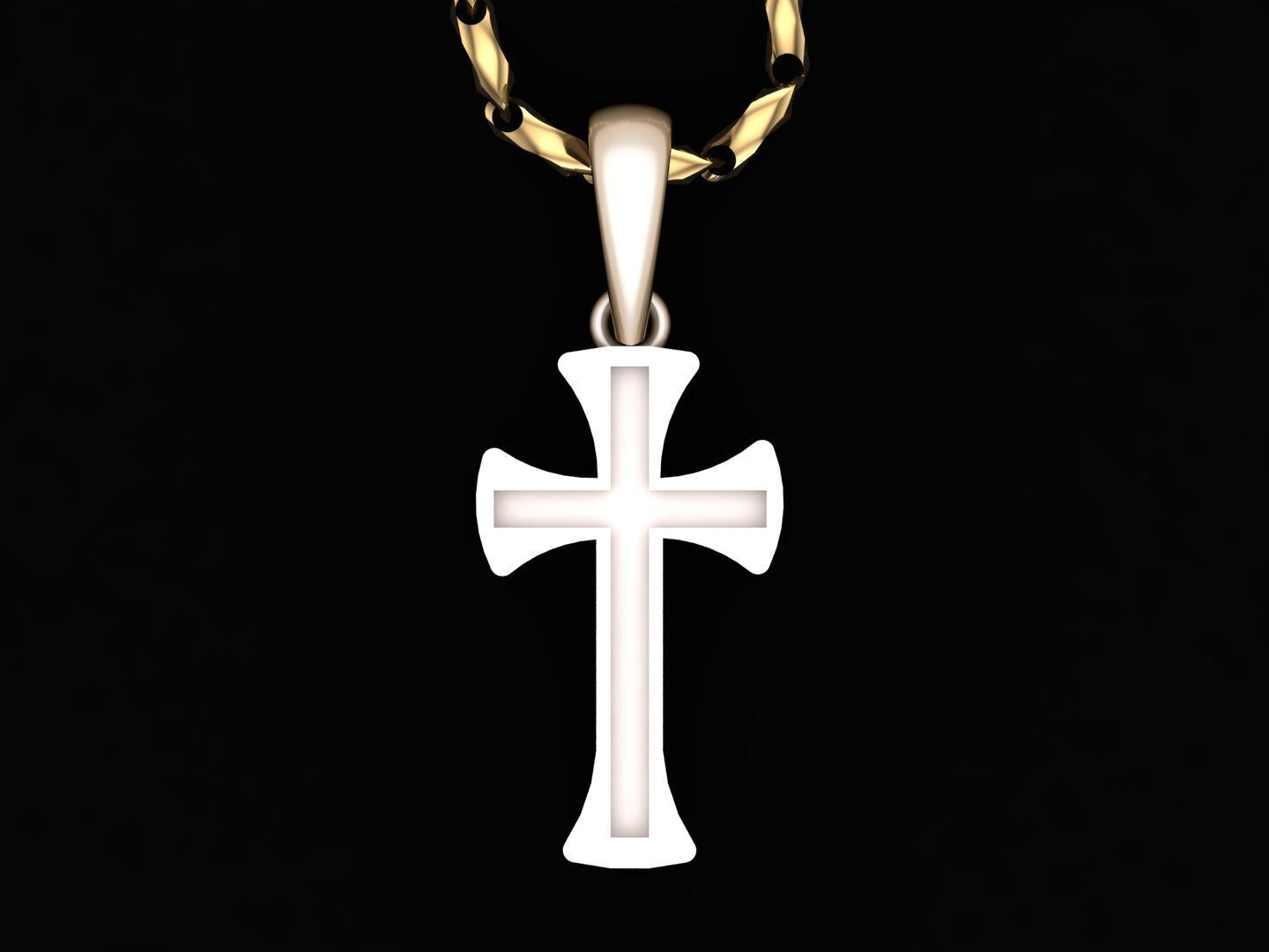 Jesus Christ Pendant CP 5 3D print model_3