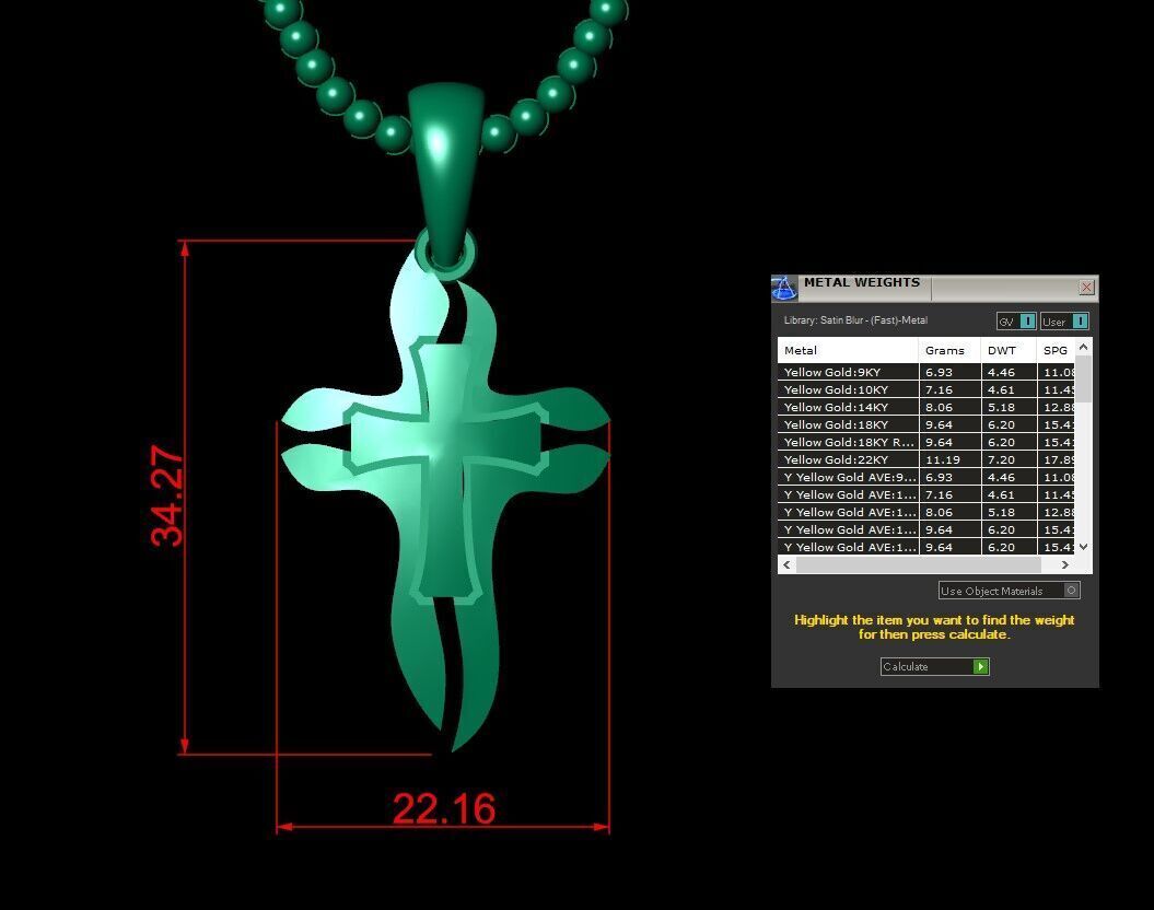 Jesus Christ Pendant CP 48 3D print model_5